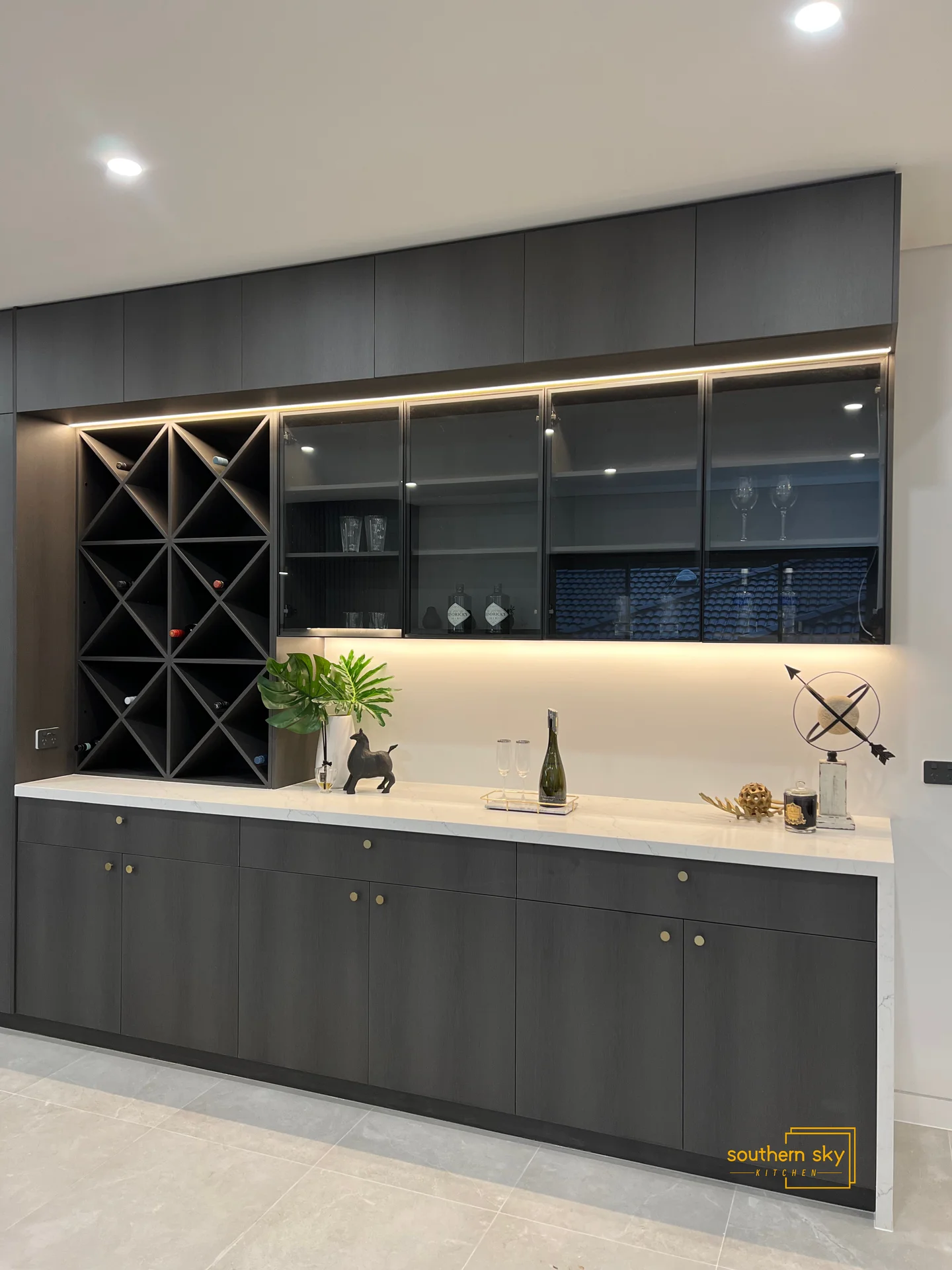 Luxurious custom cabinetry with sleek design, showcasing exquisite craftsmanship and modern elegance. Perfect for stylish interiors.